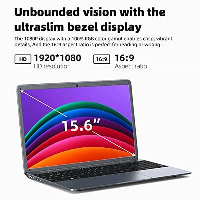 SGIN Laptop 15.6 Inch, 4GB DDR4 128GB SSD Laptops with Intel Celeron Quad  Core Processor(up to 2.5 GHz), Intel UHD Graphics 600, Mini HDMI, WiFi