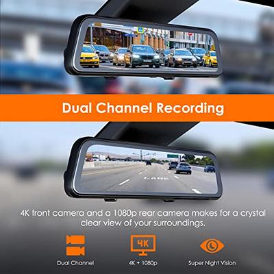 SUVCON Dash Cam, 3 Channel Dash Cam, 1080P Dash Cam Front and Inside,  Triple Dash Cam, Dash Camera with 32GB Card, HDR, G-Sensor, 24Hr Parking,  Loop