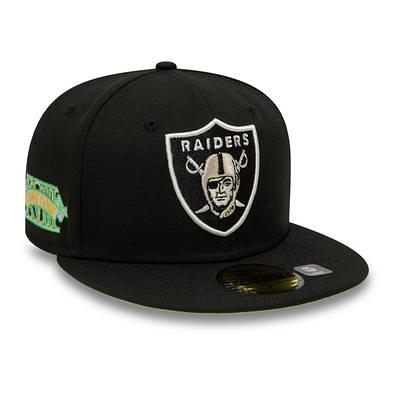 Men's New Era Cream Las Vegas Raiders Retro 59FIFTY Fitted Hat