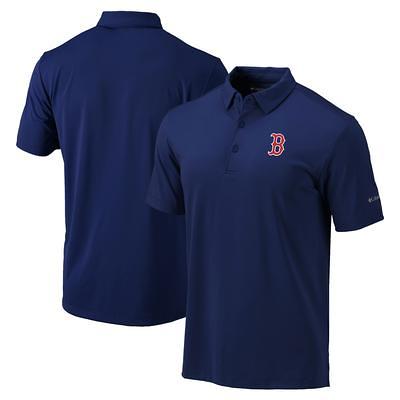 Men's Columbia White Boston Red Sox Omni-Wick Drive Polo