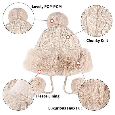 Carhartt Knit Fleece-Lined Pom Pom Beanie for Ladies