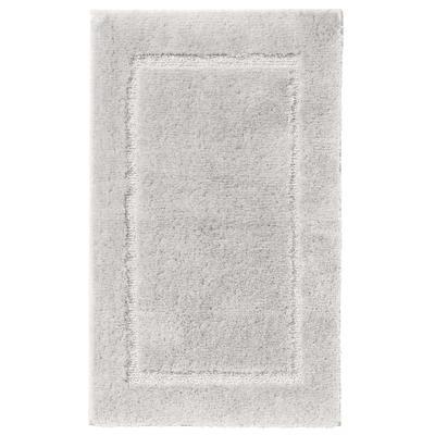 Bohumil Luxury Chenille Super Soft Absorbent Microfiber Rectangle Non-Slip Bath Rug Latitude Run Color: Light Gray, Size: 24 W x 60 L