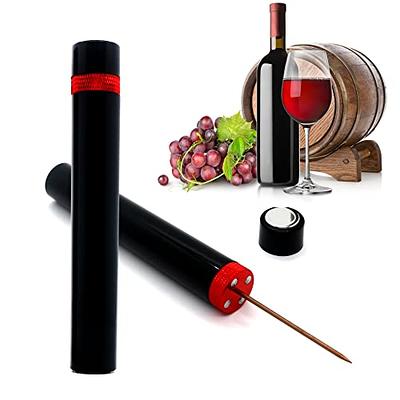  Unumac 2-in-1 Air Pressure Wine Opener with Foil Cutter Wine  Bottle Opener Easy-Open Air Pump Wine Opener Portable Travel Wine Corkscrew  Handheld Wine Cork Remover, Best Gifts for Wine Lovers: Home