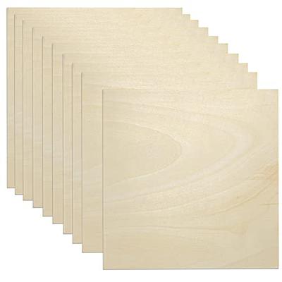 10 Pack Balsa Wood Sheets 1/8 Inches Thick 12 x 4 Inches Unfinished Wooden  Bo