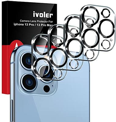 ivoler iPhone 14 Screen Protector and Camera Lens Screen Protector wit