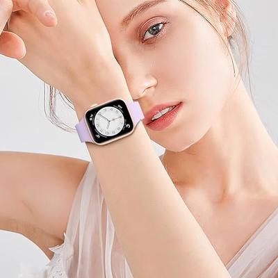 Soft Silicone Strap For Apple Watch Band Ultra 49mm 44mm 45mm 42mm 41mm  42mm 38mm sport Watchband iwatch Serise 8 7 6 5 bracelet