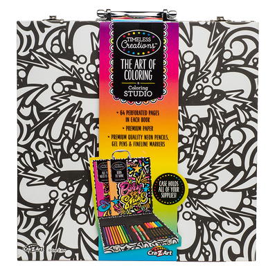 Cra-Z-Art Timeless Creations Multicolor Brush Marker Coloring Set