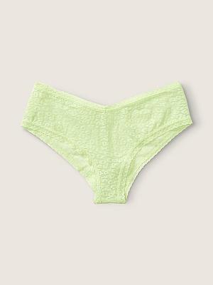 Wear Everywhere Lace Cheekster Panty, Green, M - Women's Panties