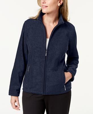 Karen Scott Petite Princess-Seam Zeroproof Zip-Front Jacket, Created for  Macy's - Intrepid Blue - Yahoo Shopping