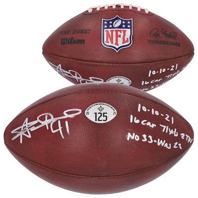 Jonathan Taylor Indianapolis Colts Autographed Game-Used Football vs. Philadelphia Eagles on November 20, 2022 with Multiple Inscriptions