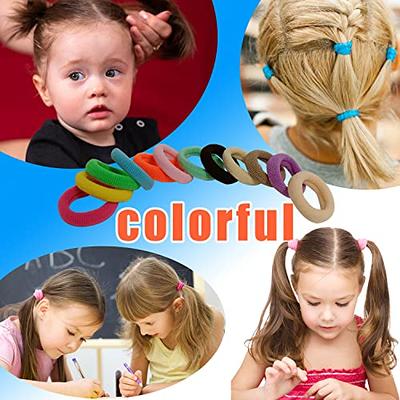 400PCS Baby Toddler Hair Ties, Elastic Hair Rubber Bands for Girls, 17  Colors Candy Cotton Toddler Hair Accessories, Small Soft Seamless Ponytail  Holders for Kids TIZZ - Yahoo Shopping