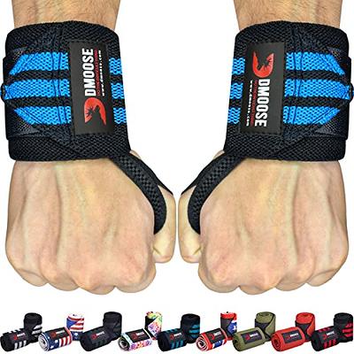 DMoose Weight Lifting Hooks (Pair), Hand Grip Support Wrist Straps