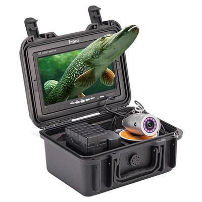 Eyoyo Underwater Fishing Camera Portable Video Fish Finder 1000TVL  Waterproof Camera Underwater DVR Video Fish Cam w/ 12pcs Infrared Lights  for Boat
