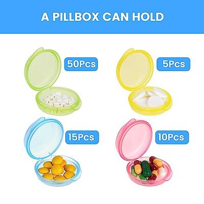 MEACOLIA 3 Pack 8 Compartments Travel Pill Organizer, Daily Pill Case Small  Pill Box for Pocket Purse, Portable Pill Container Medicine Vitamin  Organizer (Red, Yellow, Dark Blue) - Yahoo Shopping
