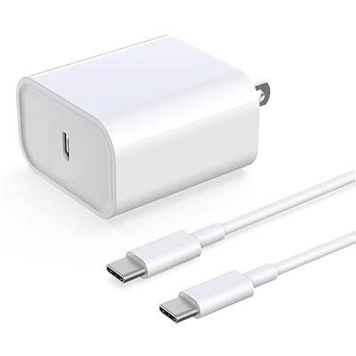 Cargador rápido USB C de 20 W para iPhone 15/15 Pro/15 Pro Max