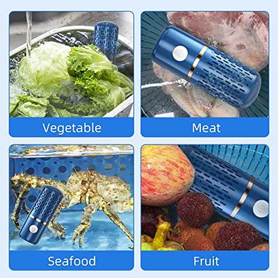 Fruit and Vegetable Cleaner,Portable Fruit and Vegetable Purifier  Waterproof and Easy-to-Clean USB-Rechargeable for Vegetables, Fruits, Meat  Seafood