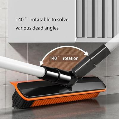 Bonpally Microfiber Mop Floor Cleaning System, Flat Mop for Hardwood Floors,  Floor Scrub Brush and Grout