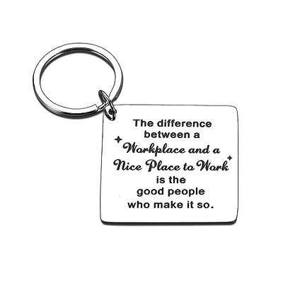 STUNFASSOO Employee Appreciation Gifts Funny Coworkers Gifts for Women Men  Office Keychain Thank You Gifts for Coworkers Work Bestie Coworker Leaving  Going Away Farewell Christmas Valentines Gift - Yahoo Shopping