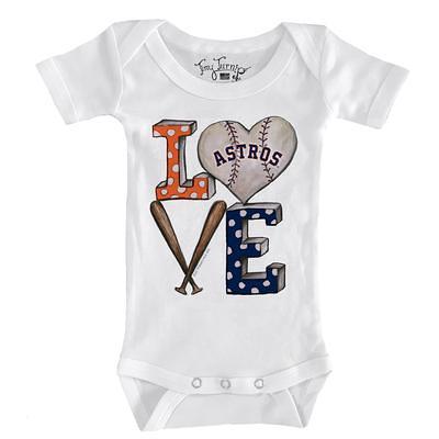 Infant Tiny Turnip White Houston Astros Kate the Catcher Bodysuit