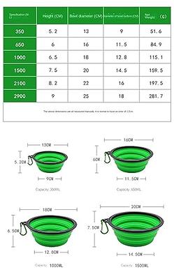 Vealind Stackable Dog Water Bowl Dispenser and Large Food Bowls