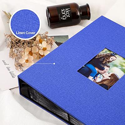 Photo Album 4x6 1000 Pockets, Extra Large Capacity Linen Cover Picture  Albums