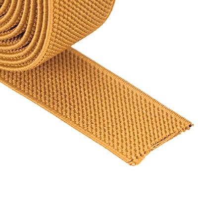 MECCANIXITY Twill Wide Elastic Band Double-Side 1 inch Flat 2 Yard