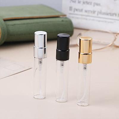 10ml Perfume Bottle Glass Spray Bottles Gold Sample Empty