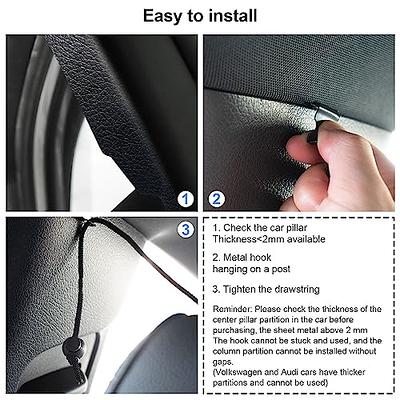 Car Divider Privacy Curtains Sun Shade Covers, Black Detachable Car Divider  Screen Partition Curtain, Rear Seats Privacy Protection Curtains for Car  Truck 