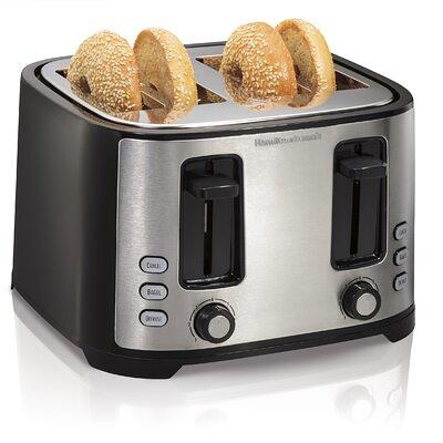 Kalorik Stainless Steel 4-Slice Long-Slot Toaster