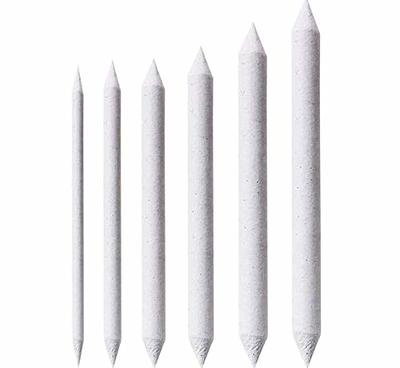 Assorted Blending Stumps and Tortillions, 6-count,6-piece Pencil and Pastel  Blending Set