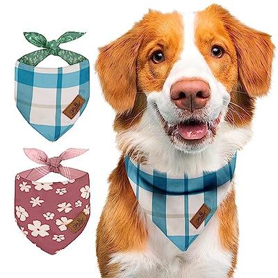 100 Pieces Dog Bandanas Bulk Heat Transfer Triangle Dog Bibs Heat