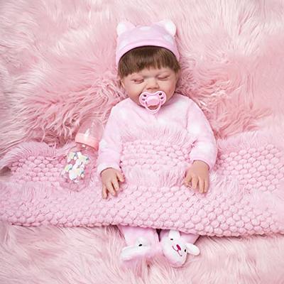 iCradle Silicone Full Body Reborn Baby Dolls Twins Boy and Girl 20 inch  Anatomically Correct Newborn Size Bebe Look Real Washable Toys for Toddler