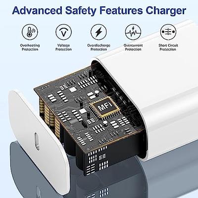 iPhone 15 Charger, 20W USB C Fast Charging Block and 6ft Type C to C Cable  Cord Long for Apple iPhone 15 Plus/15 Pro Max,iPad Pro 12.9/11 inch/4/3