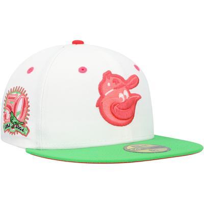 Men's New Era White/Green Texas Rangers 40th Anniversary Watermelon Lolli  59FIFTY Fitted Hat 