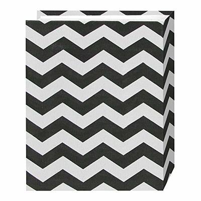 Pioneer Photo Albums CHEV-100 Chevron Fabric Frame Photo Album with 100  Pockets Hold, 4 x 6, Black/White - Yahoo Shopping