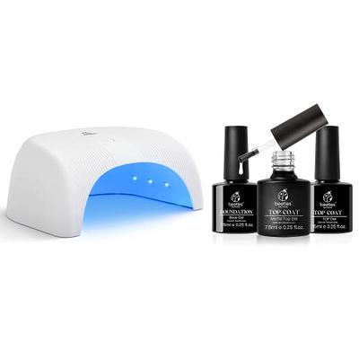 Beetles Gel Nail Top Top and Gel Coat No Gel Wipe Matte Polish Polish - Coat Base