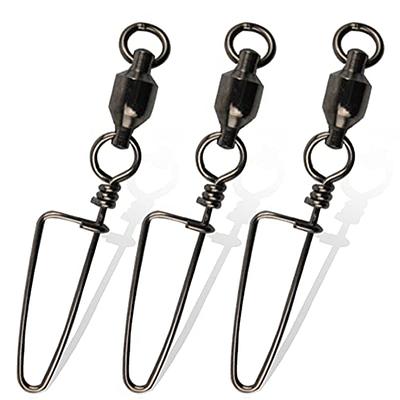 AGOOL Fishing Swivels Snaps Ball Bearing Swivels with Coastlock Snap  Stainless Steel High Strength Welded Ring Black Nickle Coated Fishing Snap Swivels  Saltwater Swivels Fishing Tackle 26Lb - 503Lb - Yahoo Shopping