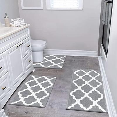 Absorbent Non-Slip Bath Mats Memory Foam Bathroom Floor Shower Carpet Soft Rugs #2 S