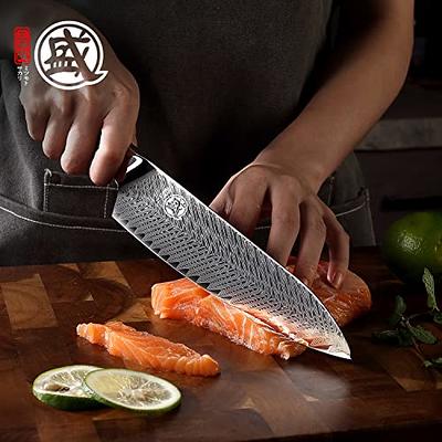 Knife set Damascus steel Professional chef knives Cutlery St - Inspire  Uplift