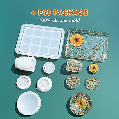 Silicone Tea Tray Holder, Epoxy Resin Molds Set