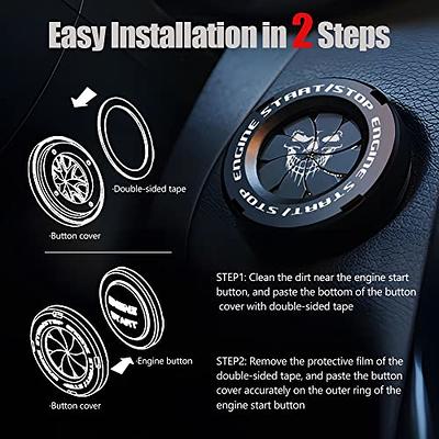 Push To Start Button Cover Rotary Engine Start Stop Button Cover