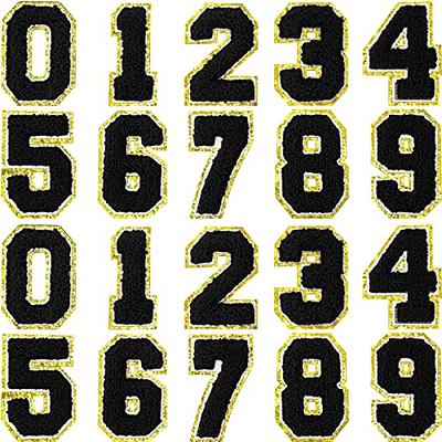 26 Piece Chenille Letter Iron on Patches A-Z sew on Chenille Varsity  Patches Alphabet Patches Letter Patches for DIY Supplies Stickers  Embroidered Patches for Fabric Clothing Hats Shirts Bags, Black : Buy