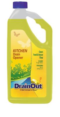 Du-most Drain Line Opener & Clog Remover, Concentrated Alkaline Based Cleaner, Non-Fuming, Non-Acid, Dissolve & Remove Obstructions in Clogged or