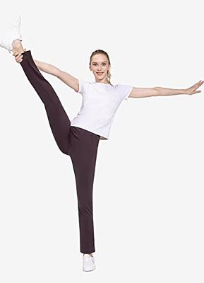 BALEAF Womens Tall Yoga Dress Pants Stretchy Work Slacks Beige
