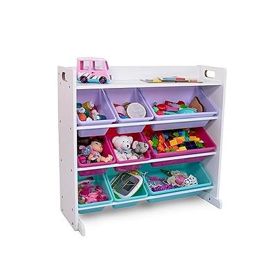 Humble Crew Inspire Grey Toy Organizer with Shelf and 9 Storage