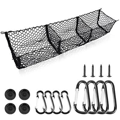 Upgrade Cargo Net Trunk Bed Organizer for Ford/Dodge/GMC/Chevy  Silverado/Toyota/Nissan/Honda/Lincoln and Pickup Truck, 59 Longer Mesh  Storage Net Heavy Duty Cargo Net with 3 Detachable Pocket - Yahoo Shopping