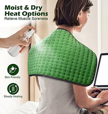 COMFIER Lower Back Massager Heating Pad for Back Pain Relief, Gifts for  Her/Him, Adjustable Heat & Massage Modes Massage Heating Belt, Heated Pad  for