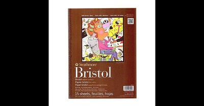 Strathmore Bristol Paper Pad 500 Series 11 x 14 Plate