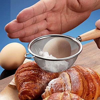Battery Operated Flour Sifter - Baking Sifter - Electric Handheld Baking Sifter - Sieve Flour Strainer for Kitchen Cooking/Baking Pastry Tools