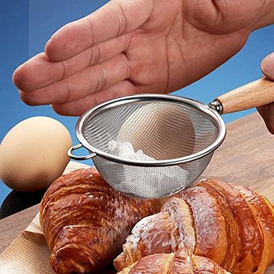 Stainless Steel Sifter Mesh Strainer Colander Fryer Spoon Scoop